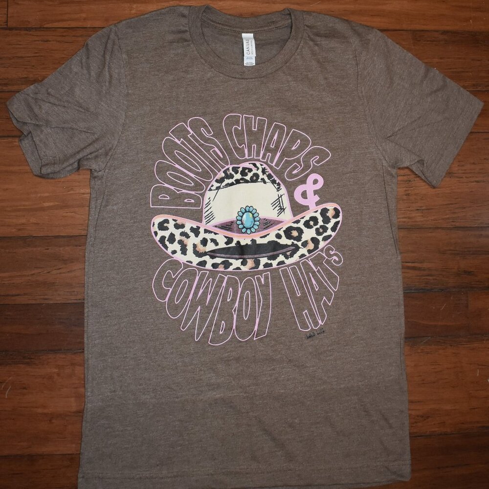 Boots Chaps & Cowboy hats Tee